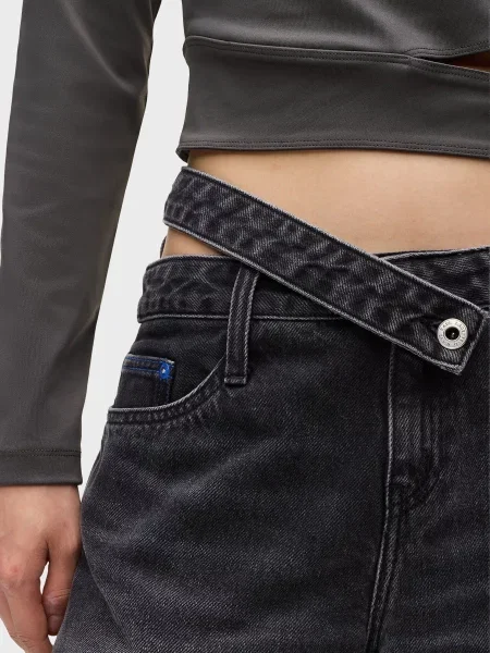 Прямые джинсы Karl Lagerfeld Jeans черные