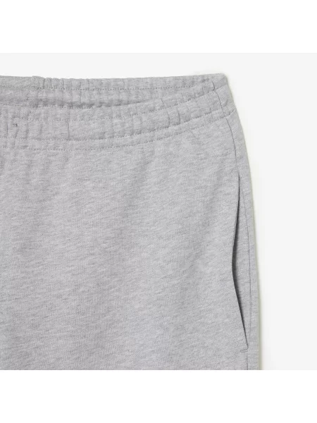 Lacoste Spodnie Dresowe Z Nadrukiem Slim Fit szare