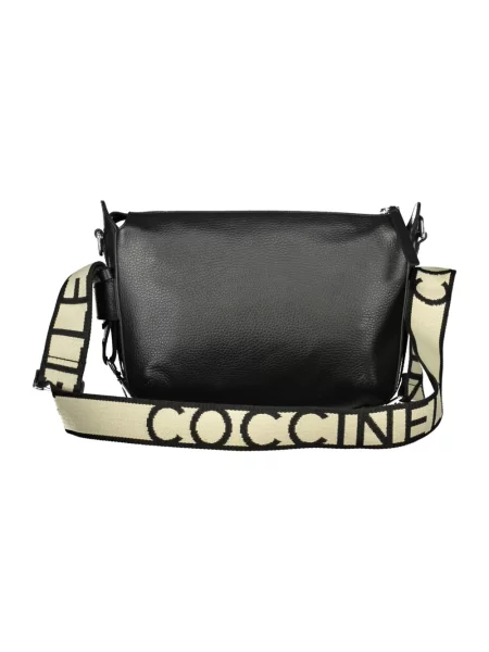 Torebka crossbody Coccinelle skórzana czarna