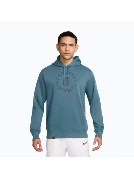 Кофта Nike Court Heritage smokey blue/new slate синій