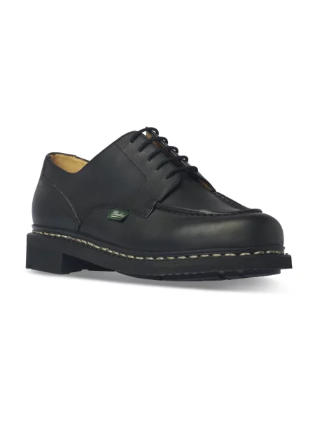 Derby Paraboot skórzany retro czarny