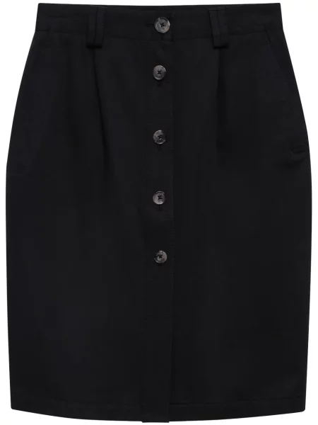 Fustă midi Anine Bing până la genunchi negru