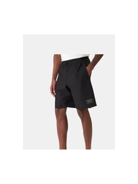 Pantaloni sport Emporio Armani Ea7 negru