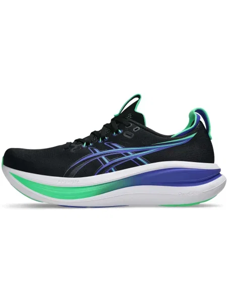 Pánske bežecké topánky ASICS Gel-Nimbus 28 black/cobalt burst čierna