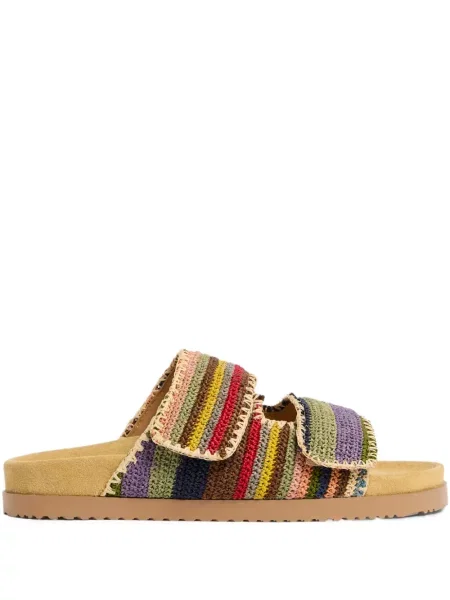 Sandale Dsquared2 cu dungi fără toc