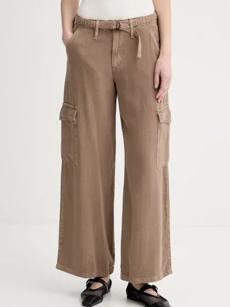 Levi's Παντελόνι γυναικείο με lyocell BAGGY DAD CARGO καφέ