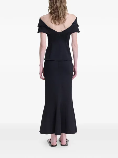 Fusta maxi Fforme negru