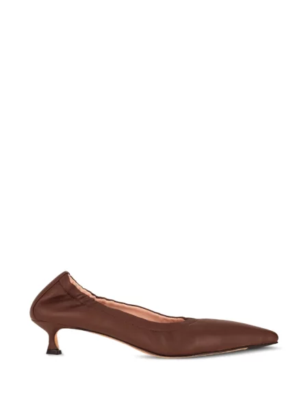 Pantofi cu toc La Rose din piele roz