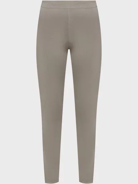 Трикотажні легінси Calvin Klein бежеві