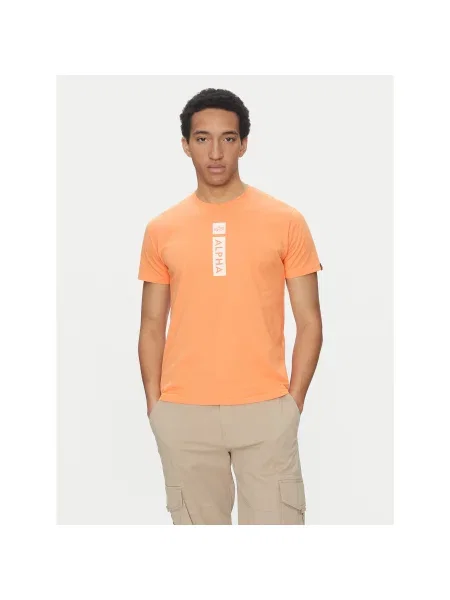 Alpha Industries Футболка Оранжевий Regular Fit