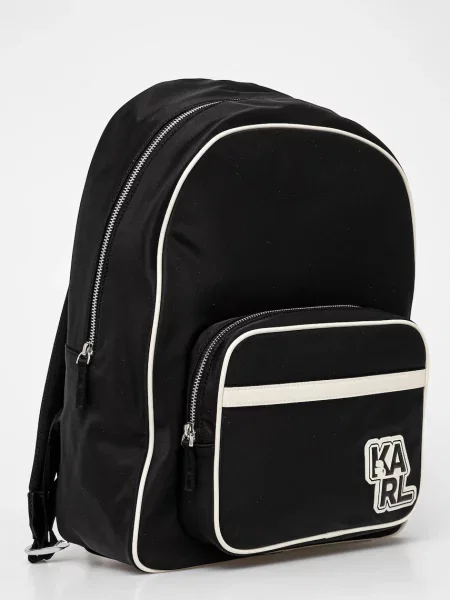 Рюкзак Karl Lagerfeld великий однотонний чорний