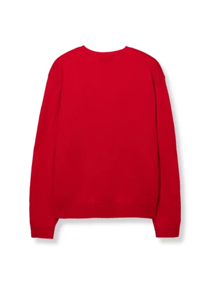 Sweter Dunst wełniany czerwony