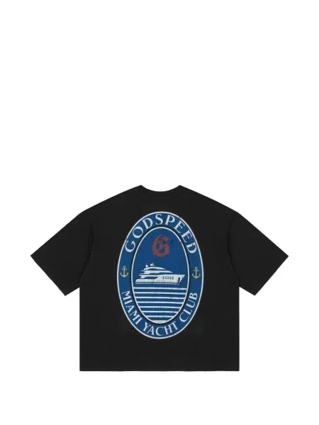 Tricou Godspeed cu imagine negru