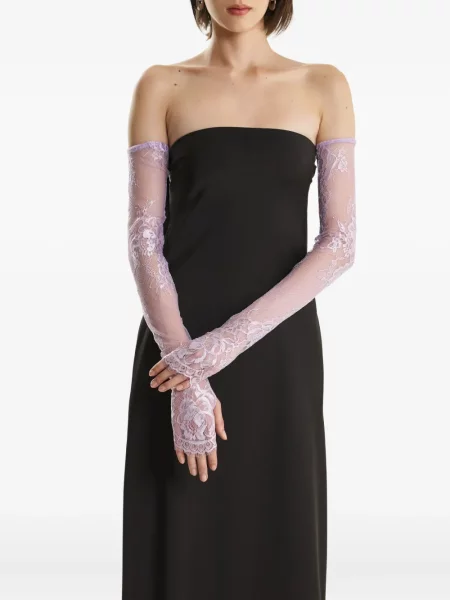 Mănuși 2310 Studio cu model floral violet