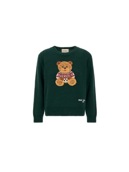 Sweter Rue Madam wełniany zielony