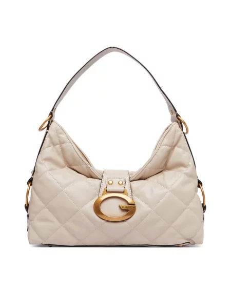 Guess Torebka Camden Kremowy
