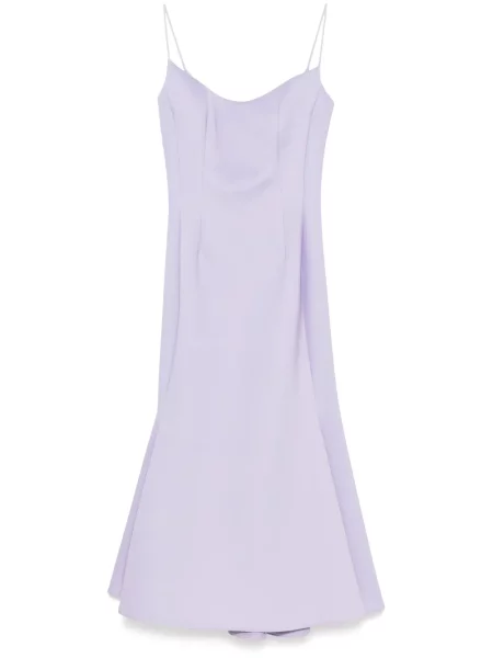 Rochie midi Saiid Kobeisy până la genunchi de costum violet