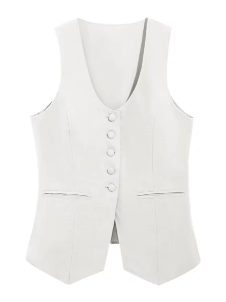 Imily Bela Vestă de costum alb