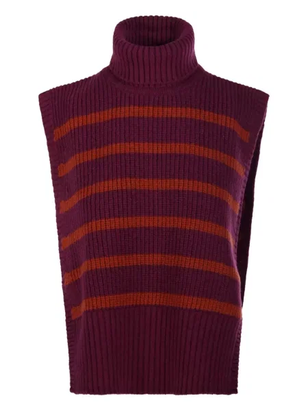 Vestă Davantino cu dungi violet