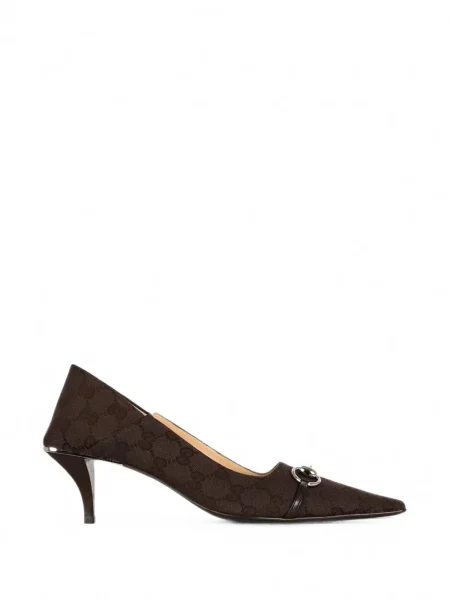 Pantofi cu toc Gucci maro