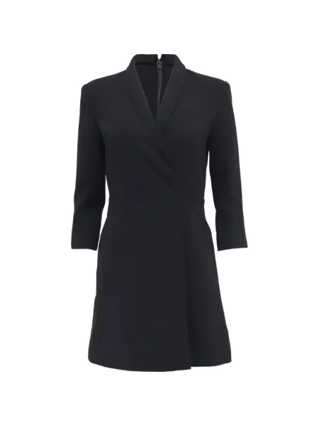 Zavinovací mini šaty Alice + Olivia černé