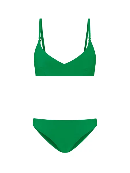 Shiwi Costum de baie două piese Lou Scoop' verde