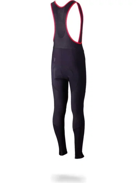 Legginsy długie na ramiączkach BBB Cycling Wind Block czarne