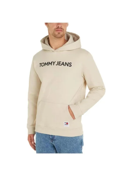Geacă de blugi Tommy Jeans bej