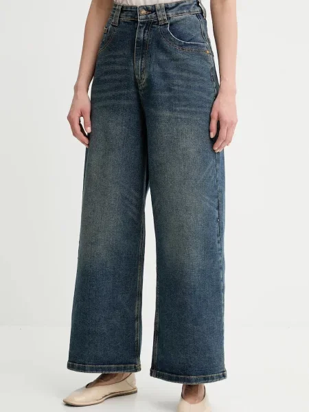 Kavbojke Answear Lab mornarsko modra