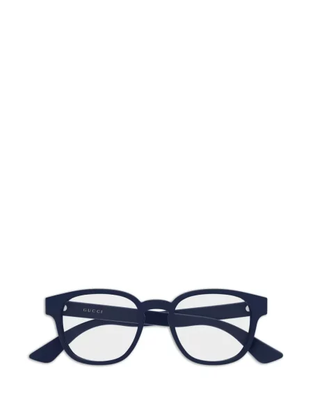 Ochelari de soare Gucci Eyewear cu autograf albastru