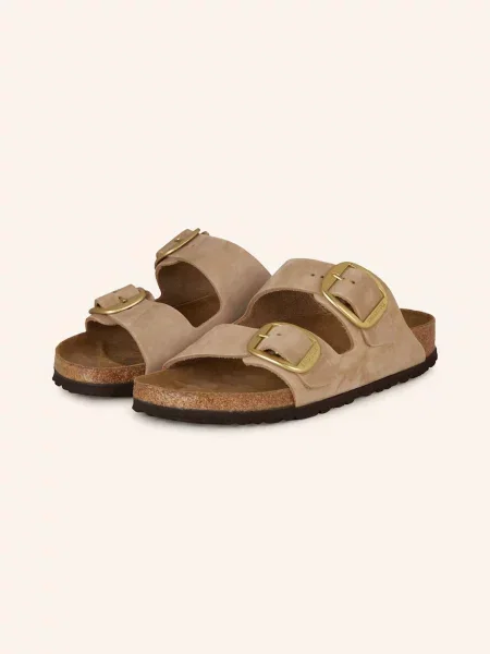 Klapki Birkenstock beżowe