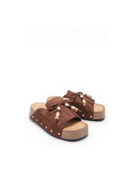 Šľapky La Modeuse hnedá