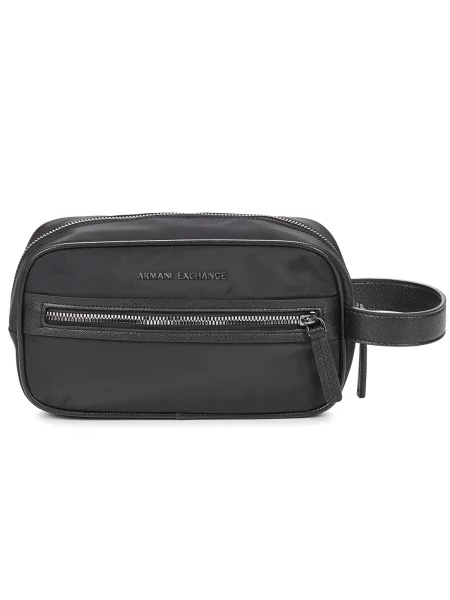 Armani Exchange kozmetična torbica črna