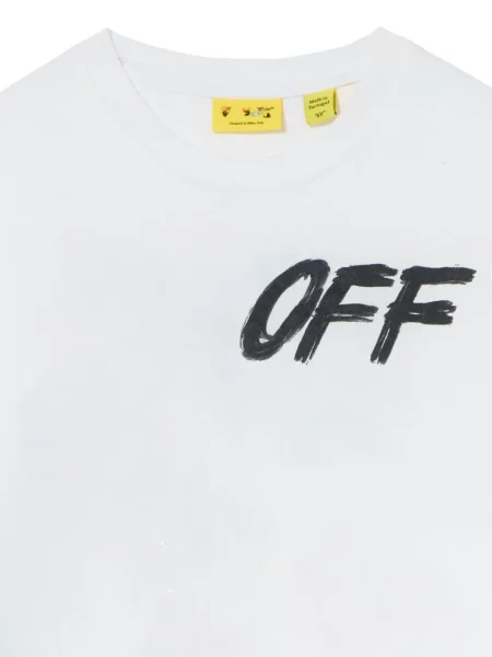 Koszulka dziecięca Off-white biała