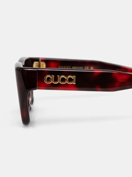Солнцезащитные очки Gucci бордовые