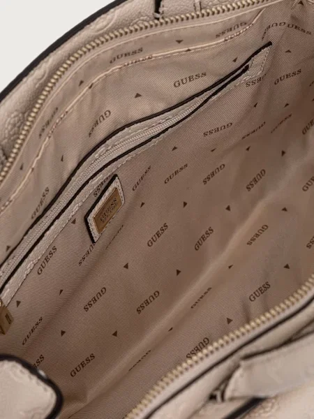 Кожаная сумка шоппер Guess