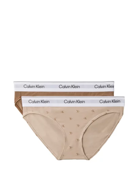 Chiloți briefs Calvin Klein cu imagine maro