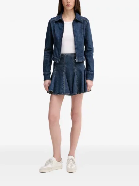 Gulerat pantaloni Levi's® evazate zdrențuiți albastru