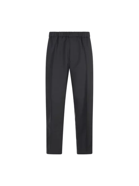 Spodnie Jil Sander niebieskie