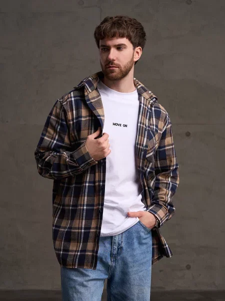 Сорочка в клітинку ISSA Plus мультиколор