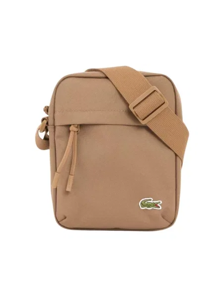 Lacoste saszetka na ramię brązowa