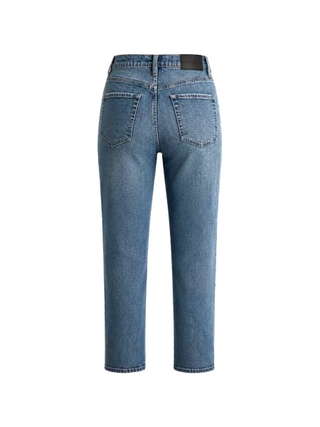 Traperice ravnih nogavica Dkny visoki struk plava