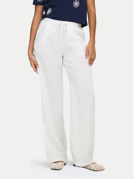 ONLY Pantaloni din Lita alb