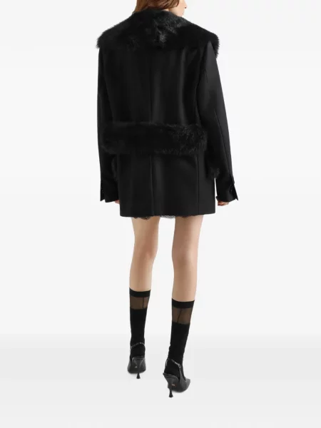 Palton Dolce & Gabbana de lână negru