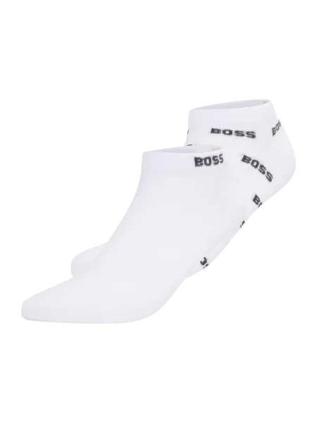 BOSS BLACK Șosete 2P AS Allover CC alb