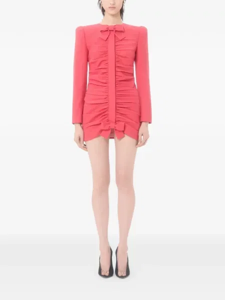 Rochie Valentino Garavani de lână de costum roz