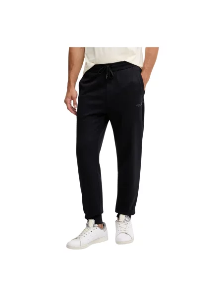 Armani Exchange spodnie dresowe niebieskie