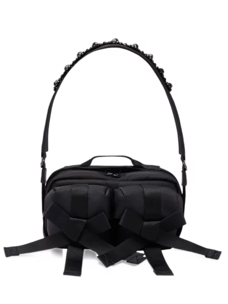 Shopper torbica Simone Rocha s mašnom crna