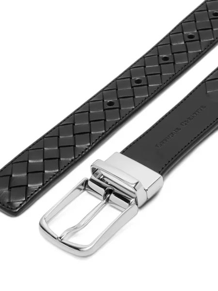 Cu centură curea Officine Creative din piele negru