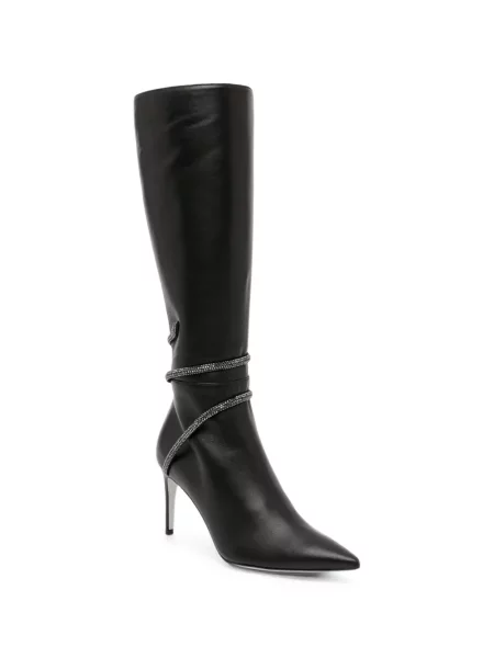 Botine Rene Caovilla din piele negru